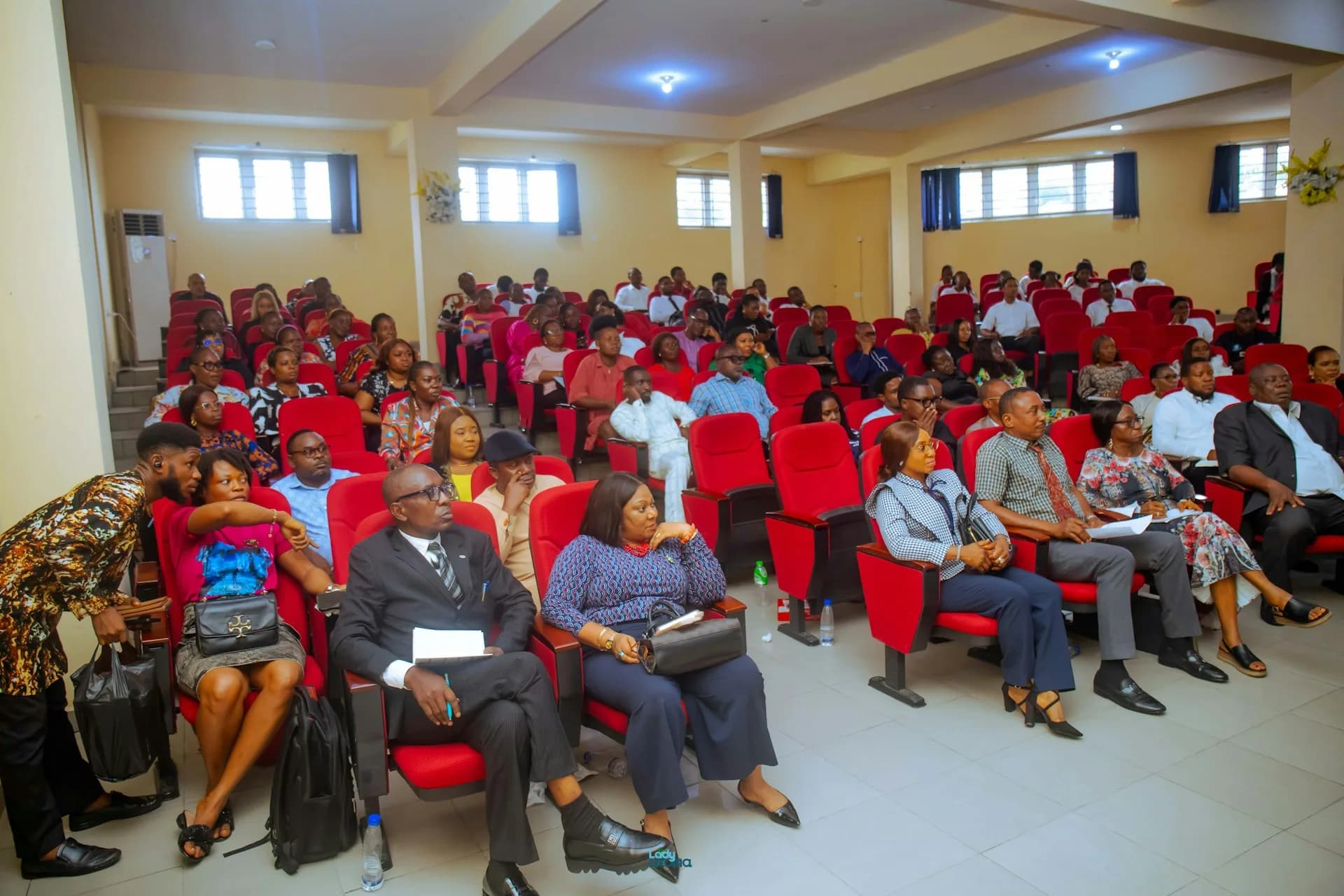 Trainees attending a certification session